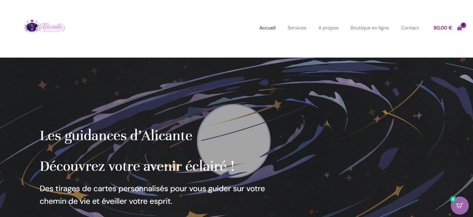 Site Les Guidances d Alicante realisation Verseau Digital