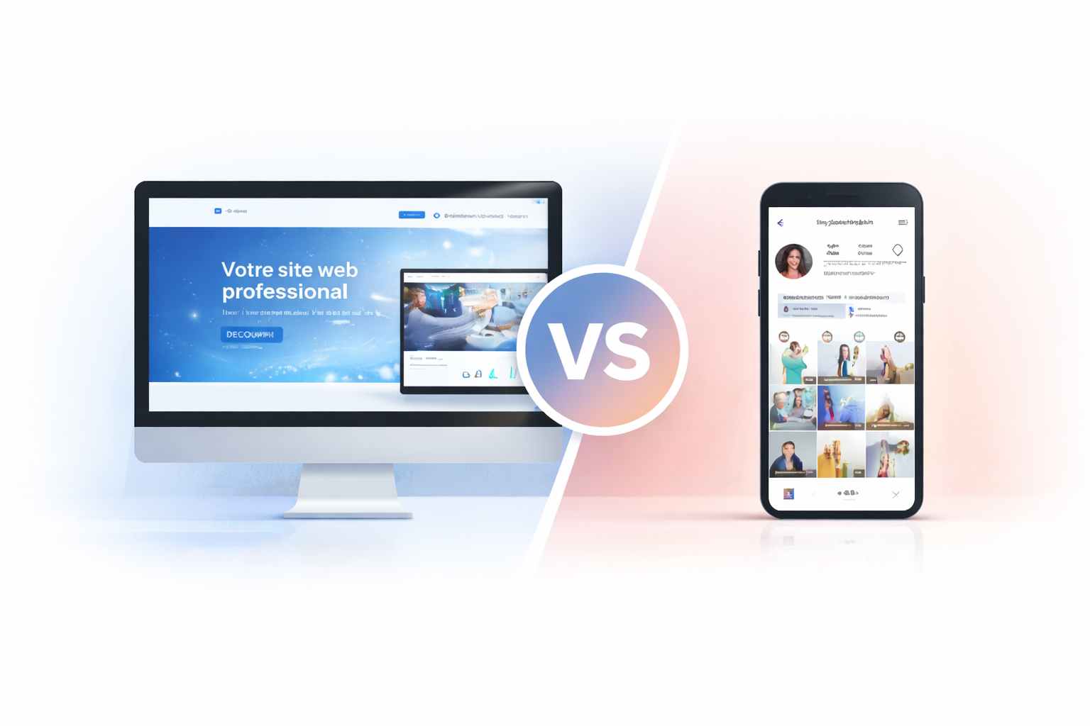 site web ou instagram pour une entreprise